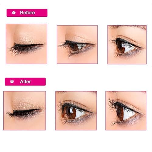 Eyelash Curler Stainless Steel with Brush Mascara Muffle False Eyelashes Accessory Best Professional Tool for Lashes Curls Pinkiou thumbnail 3