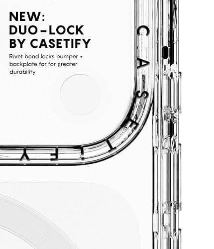 CASETiFY Force - Custodia per iPhone 17 Pro Max, sottile, compatibile con Magsafe / 2 m, protezione contro le cadute di grado militare 3X, colore: Nero thumbnail 5