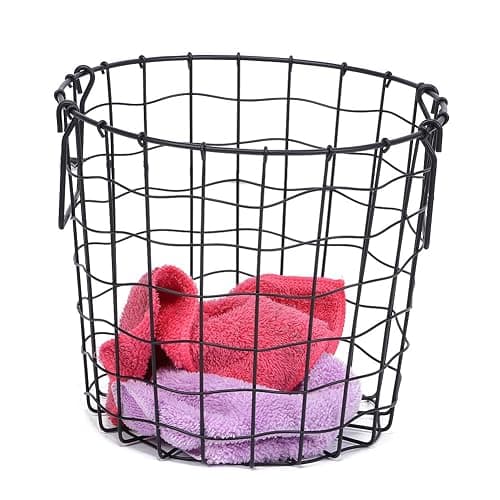 Iron Art Laundry Basket, Multifunctional Storage Organizer for Bathroom, Nordic Style, ins style, Versatile Use with Large Capacity, Hollow Design for Dirty Clothes thumbnail 6