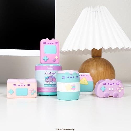 Hamee Pusheen The Cat [Gamer Girl Series] Cute Water Filled Squishy Toy [Birthday Gift Bags, Party Favors, Gift Basket Filler, Stress Relief Toys] – 1 Pc. (Mystery – Blind Capsule) thumbnail 2