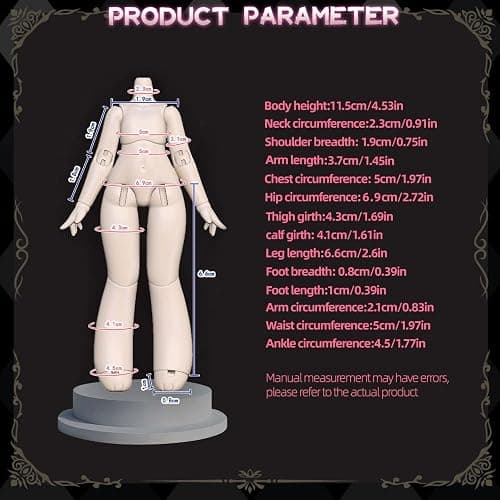 XiDonDon Secret Tour Series Cute 1/12 BJD Doll Random Design Action Figures Collectible Toys Home Decorations Gifts Dolls (Single Box) thumbnail 6