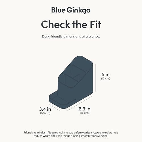 BLUE GINKGO Desk Holder – Korean-Made Office Organizer for Pencils, Pens, Notes, and Desk Supplies (Prussian Blue) thumbnail 3