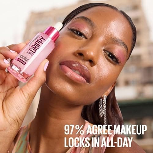 Maybelline New York Grippy Serum Makeup Primer, Glides On Like A Serum, Up To 24H Wear, Instantly Plumps & Hydrates Skin, +2% Niacinamide, Water-Based Formula, Suitable For All Skin Types (30ml) thumbnail 6