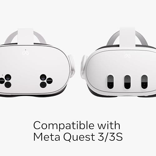 Meta Quest Compact Charging Dock — Works with Meta Quest 3/3S — Extended Headset Charging Cable — Wireless Charging for Touch Plus Controllers thumbnail 6