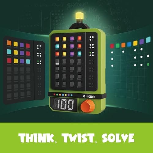 GiiKER Super Decoder Code-Breaking Puzzle, 600 Levels | Handheld code-breaking game for kids and adults, road trip activity, birthday gift, 1-2 Players thumbnail 8