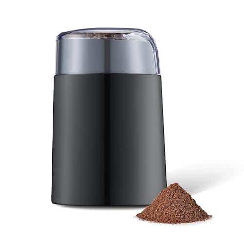 Amazon Basics Electric Coffee Bean Grinder, Black - Image 1