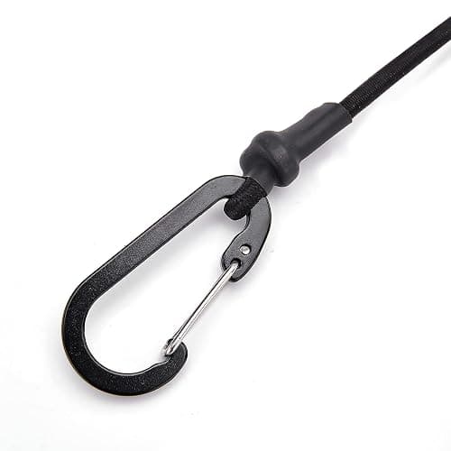 MOPHOEXII Paddle Leash Safety Rod Bungee Rod Holder Gripping Gear,Kayak Paddle Tether Lightweight Coiled Kayak Paddle Leash for SUP Kayaking Canoing Fishing Boating thumbnail 4