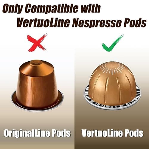 Deco Brothers Tempered Glass Vertuo Pod Holder, Fits 24 Large/48 Small Pods | Compatible with Nespresso Capsule, Black thumbnail 4