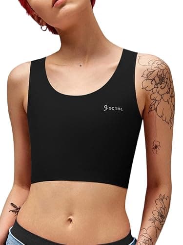 GCTBL Chest Binder Transgender FTM Binder Trans Breast Binder Bra for Large Breast - Image 1