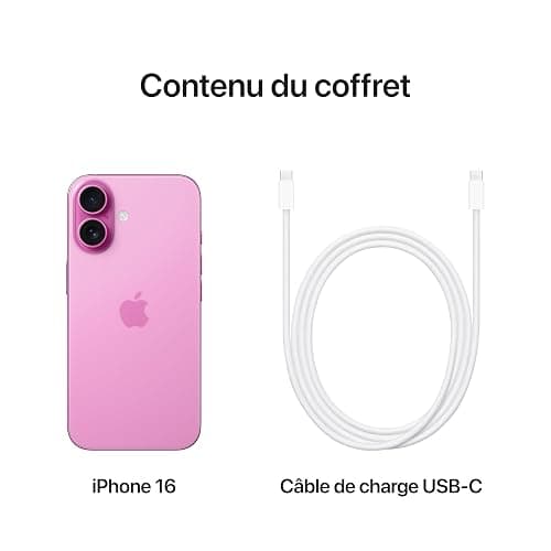 Apple iPhone 16 (128 Go) - Rose thumbnail 6
