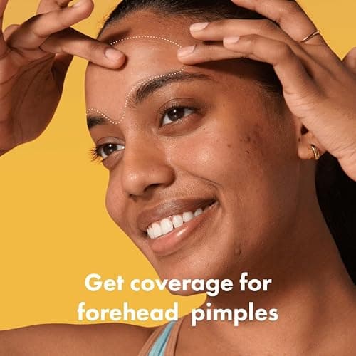 Hero Cosmetics Mighty Patch™ Forehead Patch - Hydrocolloid Acne Pimple Patch, Contoured to Cover Larger Area of Zits and Blemishes - Drug-Free and Suitable for Sensitive Skin (5 Count) thumbnail 2