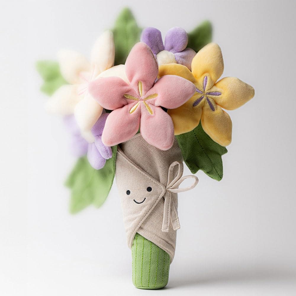 Jellycat Amuseables Bouquet of Flowers Stuffed Toy, 12 inches | Plant and Flower Plush | Fun Décor and Gift thumbnail 6