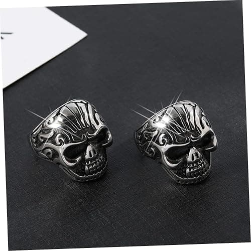 GALPADA Skull Ring for Men Gothic Style Fashion Finger Ring High-tech Titanium thumbnail 5