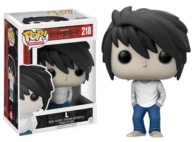 Funko POP Anime Death Note L Action Figure,36 Months to 1200 Months, Multi,3.75 inches, - Image 1