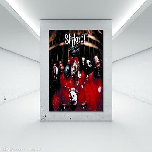 Lebaito Slipknot Poster Rock Band Retro Music Vintage Cover Posters for Room Aesthetic Canvas Wall Art Bedroom Decor12x18inch(30x45cm) - 12x18inch(30x45cm) - style-3 thumbnail 7