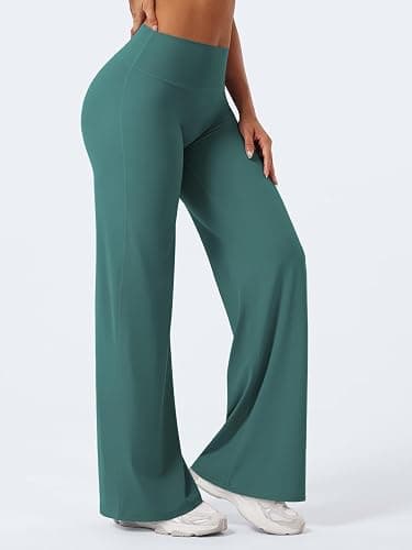 YEOREO Workout Leggings Womens No Front Seam Straight Leggings 29"/ 31.5"/ 33"/ 35" High Waist Buttery Eddiy Gym Yoga Pants thumbnail 8