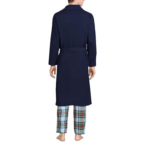 Lands' End Men's Flannel Sleepwear Robe thumbnail 2