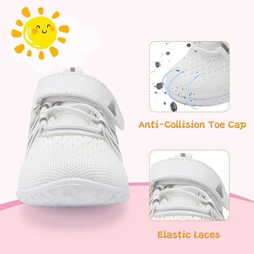 BARERUN Baby Sneakers Toddler Shoes Soft Anti-Slip Sole Newborn First Walkers Infant Toddler Breathable Athletic Running Shoes thumbnail 7