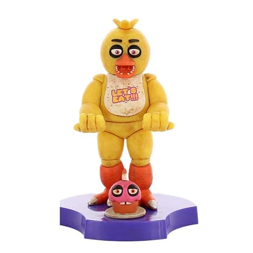 Cableguys Minis Five Nights at Freddy's Chica Phone Stand & Earbuds Holder - Novelty Phone Stand for Desk Decor and Bedside Accessories, In Ear Headphone Holder for Smartphone & Small Devices - Image 1