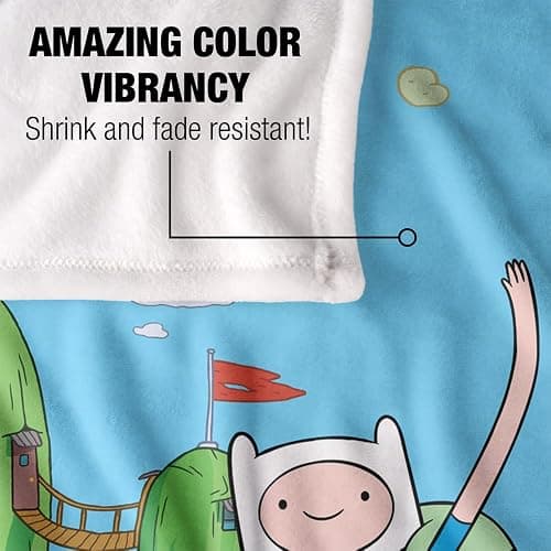 Adventure Time Best Bros Silky Touch Super Soft Throw Blanket 36" x 58" thumbnail 5