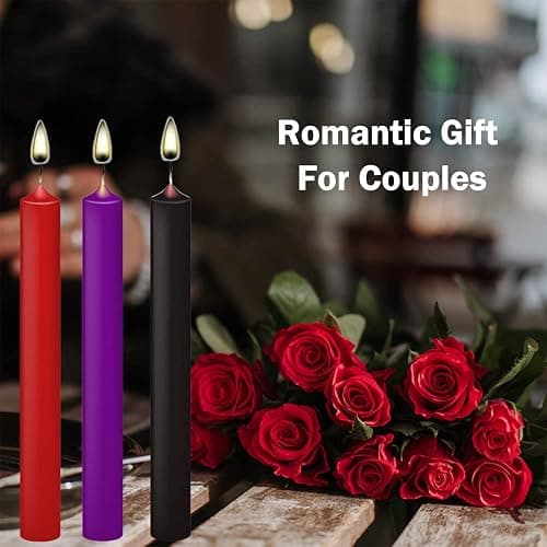 Low Temperature Candles,Romantic Wax Play Candles Low Heat for Lovers Couples thumbnail 5