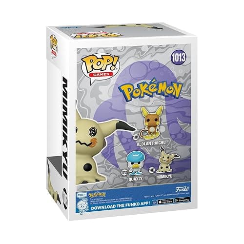 Funko Pop! Games: Pokemon - Mimikyu - Collectable Vinyl Figure - Gift Idea - Official Merchandise - Toys for Kids & Adults - Pokemon Fans - Model Figure for Collectors and Display thumbnail 3