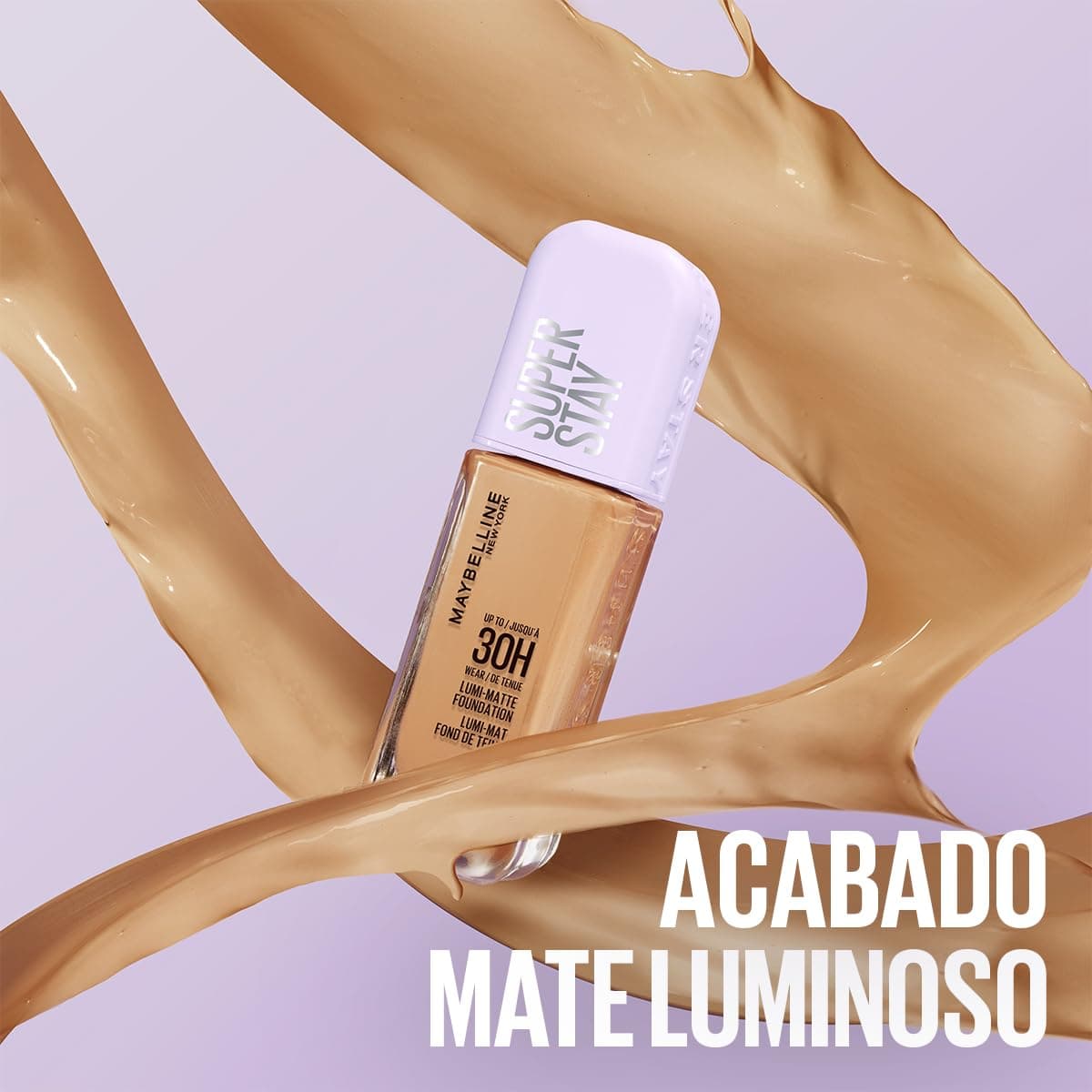 Maybelline Base de maquillaje líquida Superstay Lumi Matte Tono 220, 40ml - Efecto mate luminoso hasta por 30H, fórmula ligera de larga duración a prueba de agua y sudor, cobertura media a alta - 220 thumbnail 6