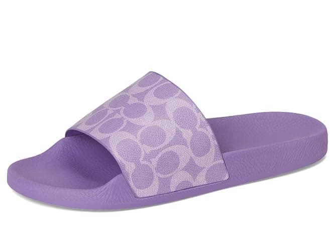 Coach Women's Udele Sport Slide Flat Sandal - 5 - Iris thumbnail 7
