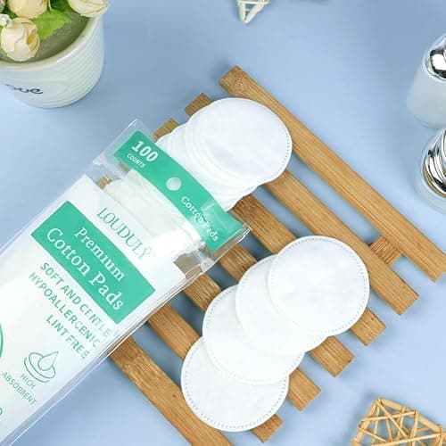 LOPHE Cotton Wool Round Pads, 100 Count Soft & Gentle Cotton Pads Absorbent Cosmetic Pads for Face Nails Makeup Removal & Skincare Manicure thumbnail 5