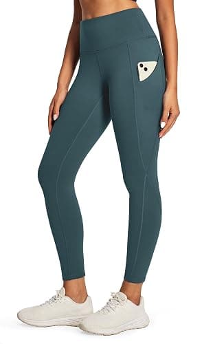 Ewedoos Fleece Lined Leggings Women Thermal Leggings for Women with Pockets High Waisted Winter Warm Tights Pants Clothes - Image 1