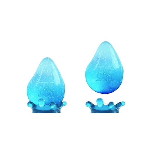 Schylling NeeDoh Dream Drop - Sensory Squeeze Toy with Dreamy Smooth Squeeze - 3" Tall - Blue (Pack of 1) thumbnail 2