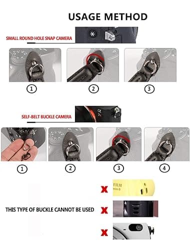 Eorefo Camera Strap Vintage 100cm Nylon Climbing Rope Camera Neck Shoulder Strap for Micro Single and DSLR Camera(Rose Gold) thumbnail 5