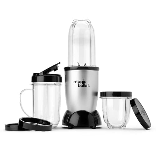 Magic Bullet Blender, Small, Silver, 11 Piece Set thumbnail 3