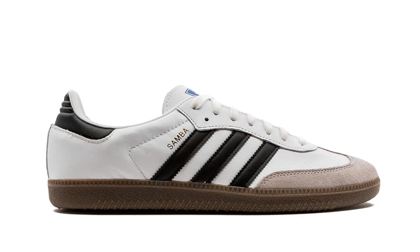 Adidas Originals SAMBA OG Men's Sneakers, Cloud White / Core Black / Clear Granite, 10 M US thumbnail 6