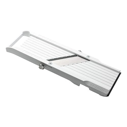 Benriner Mandoline Slicer with 4 Blades, Japanese Stainless Steel, BPA Free, 12.75 x 3.625-Inches, Beige thumbnail 4