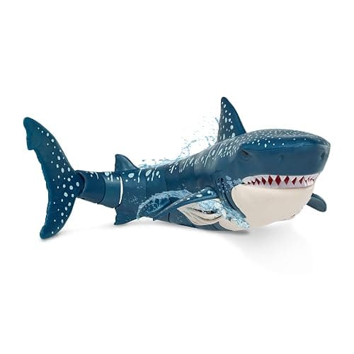 Terra by Battat - Remote Control Shark – Realistic Moving RC Shark Toy for Water Play & Swimming Pools – Fun RC Pool Ocean Lake Toys for Kids – Battery-Operated Floating Toy thumbnail 8