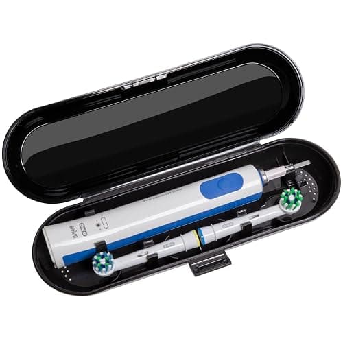 seplouis Electric Toothbrush Case Compatible with Oral B/Oral-B Pro/iO/Philips Sonicare/Demita/Bitvae and most other Brand Electric Toothbrushes on the market，Black - Image 1