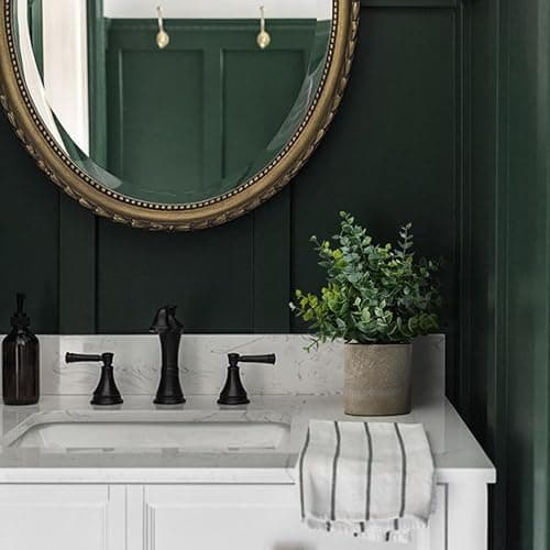 Coferset 2 Pack Small Fake Plants Eucalyptus Potted Artificial Plants for Shelf Desk Home Bathroom Farmhouse Room Coffee Table Decor (Sage Green) thumbnail 4