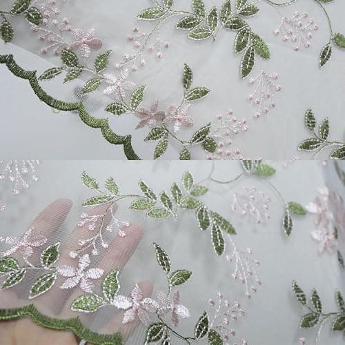 Aikelai Embroidery Floral Lace Umbrella for Women/Girls, UV Umbrellas for Sun Protection,Folding Compact Umbrella,Portable Fancy Umbrella for Travel thumbnail 7