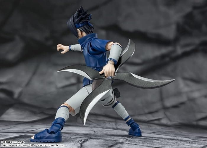 TAMASHII NATIONS - Naruto Shippuden - Sasuke Uchiha-Ninja Prodigy of The Uchiha Clan Bloodline, Bandai Spirits S.H.Figuarts Action Figure thumbnail 4