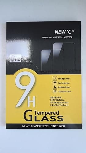 NEW'C 2 Pack Designed for iPad (A16) 11th Generation 2025, iPad 10th Generation 10.9 inches 2022 Screen Protector Tempered Glass, Bubble Free, Ultra Resistant (Easy Installation Frame) thumbnail 8
