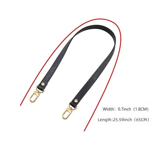 AAStraps Full Grain Leather Replacement Strap Shoulder Bag Purse,Hand strap Width 0.7 inch，length25.59” (65cm) thumbnail 2