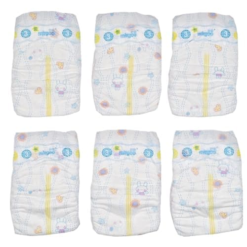 MAIHAO Reborn Baby Dolls Diapers 18-28 inch Newborn Reusable 6-Piece Pack Fit 18-28" Reborn Newborn Dolls thumbnail 9