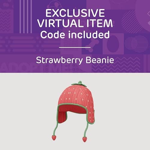 Adopt Me! Collector Plush Strawberry Shortcake Bat Dragon - Series 5 - Legendary - Exclusive Virtual Item Code Included - Toys for Kids Featuring Your Favorite Pet, Ages 6+ thumbnail 3
