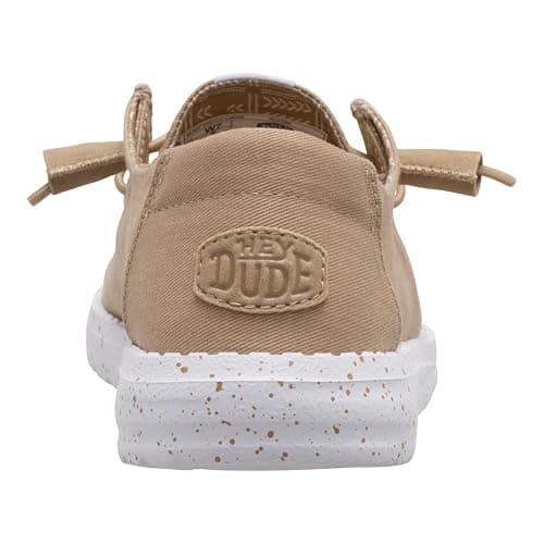HEYDUDE Women's Wendy Stretch Canvas Slip On Shoes | Easy On Loafer thumbnail 2