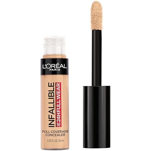 L'Oreal Paris Makeup Infallible Full Wear Waterproof Matte Concealer, Full Coverage, Pecan, 0.33 fl. oz. - Image 1