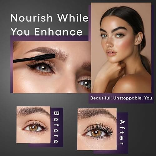 Prosa Mascara Set - Micro-Fiber Mascaras - Waterproof Mascaras - Lengthening, Mexican Mascara, Smudge Resistant, Long Lasting, Clump-Free Formula for a Natural, Full Lash Look (3 Pack) thumbnail 3