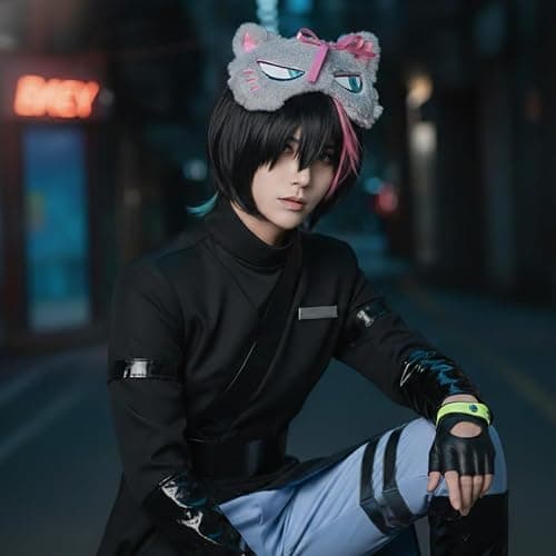 Alien Stage Passion Love Series Plush Eye Mask, Official Anime ALNST 3rd Anniversary Merch Cosplay Costume thumbnail 3
