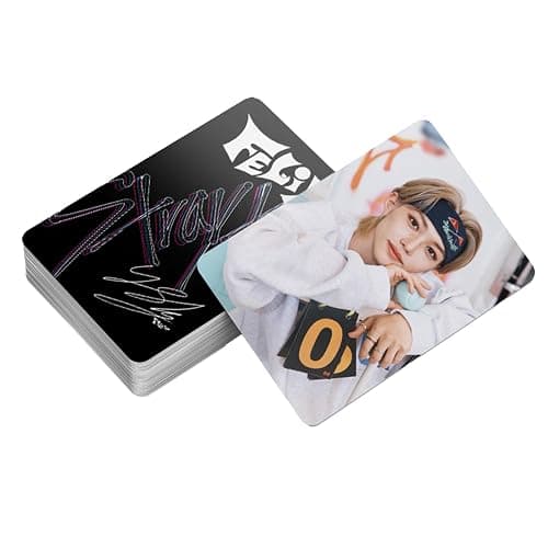 KPOPBP Stray Kids Photocards 60 PCS SKZ Rock Star Album Photo Cards with 32 PCS Stickers KPOP Gift Lomo Cards Merch for SKZ Boys and Girls (Felix) thumbnail 9