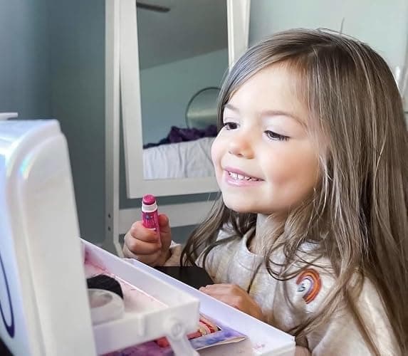 Luna Star Klee Kids Play Makeup Kit. Gentle and Non-Toxic. Kid-Friendly. Made in USA. (Crystal Palace Fairy) thumbnail 3